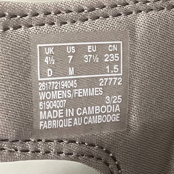 Clarks Women's Breeze Piper Cloudsteppers Slide Sandal Size 7 Light Taupe - Picture 5 of 7